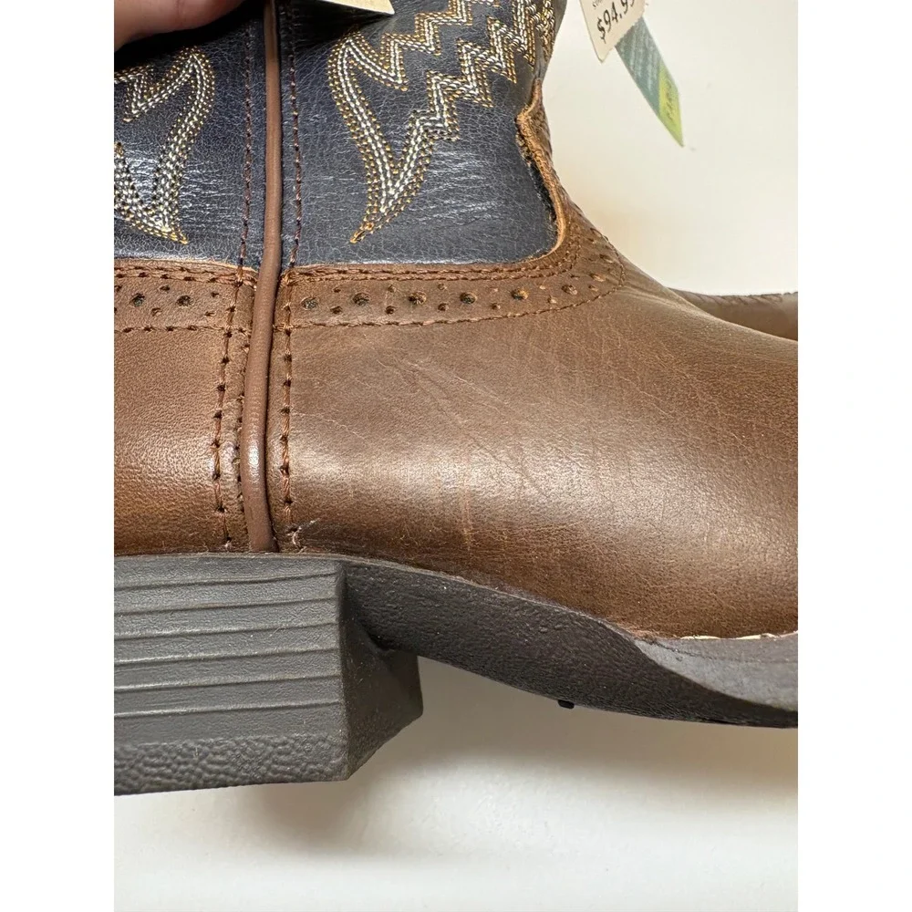 Ariat Kids Tycoon Brazen Brown Arizona Sky Square Toe Cowboy Boots 10021591 10M